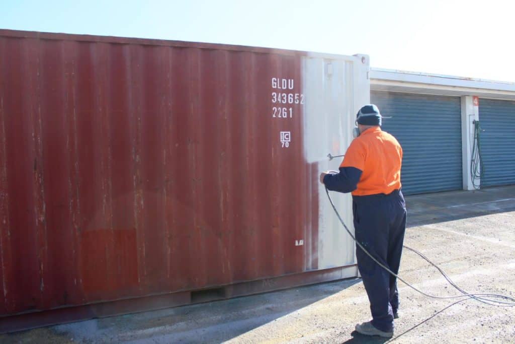The Damage and Repairs of a Shipping Container